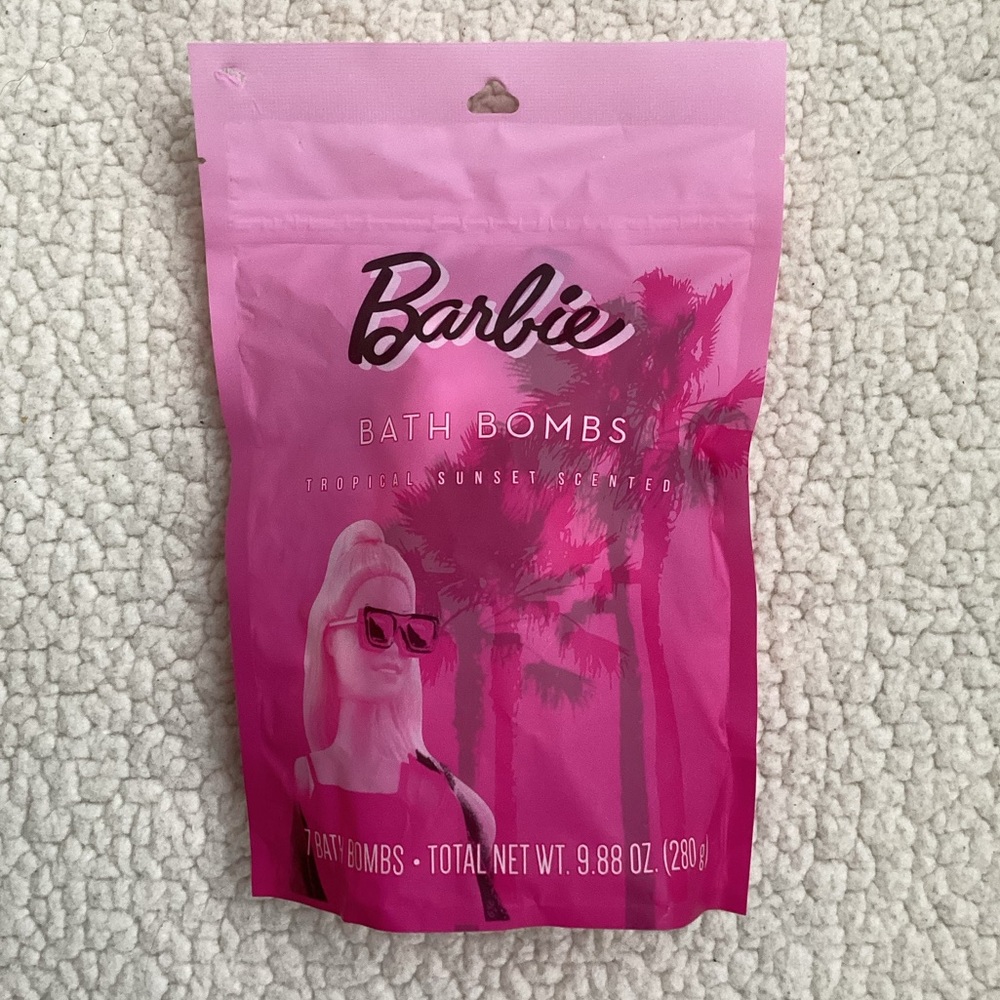 Barbie Bath Bombs Tropical Sunset Scented, NWT